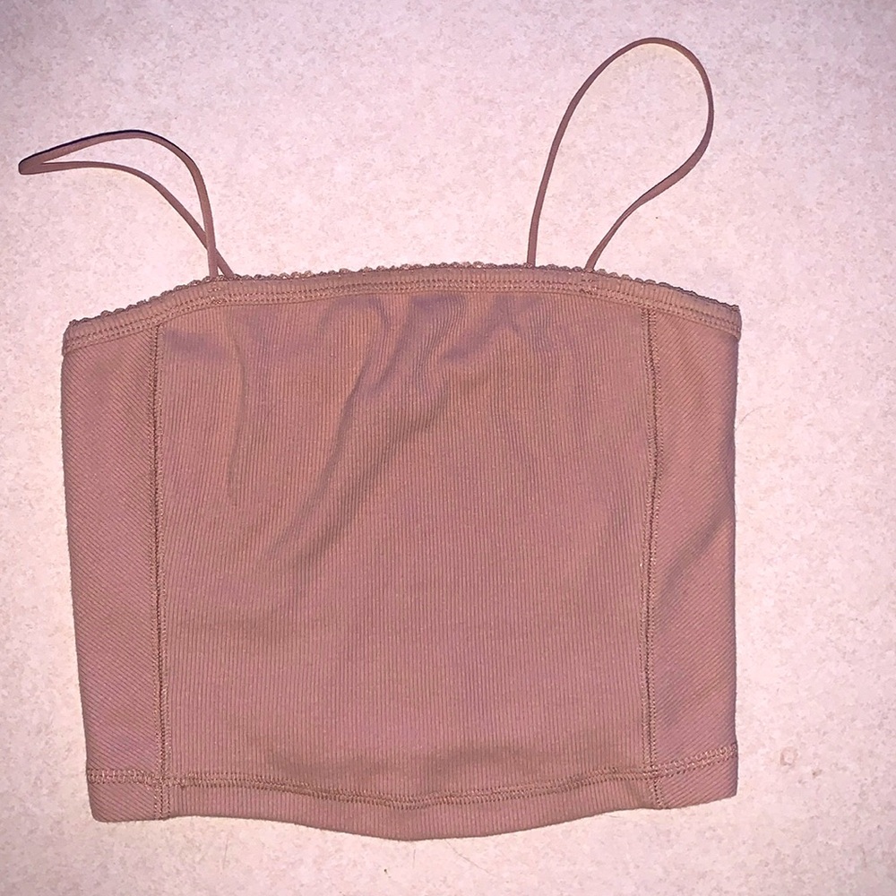 Abercrombie & Fitch light pink crop top. Size Xs